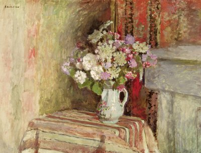 Fleurs dans un vase - Edouard Vuillard